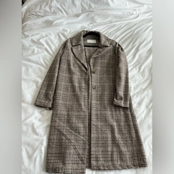 OAK FORT Houndstooth Coat (XS)